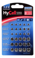 Hycell By Ansmann Button Cell Battery - Alkaline Button Cells - Set 30pcs